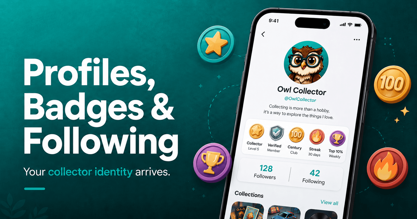 Profiles, Badges & Following