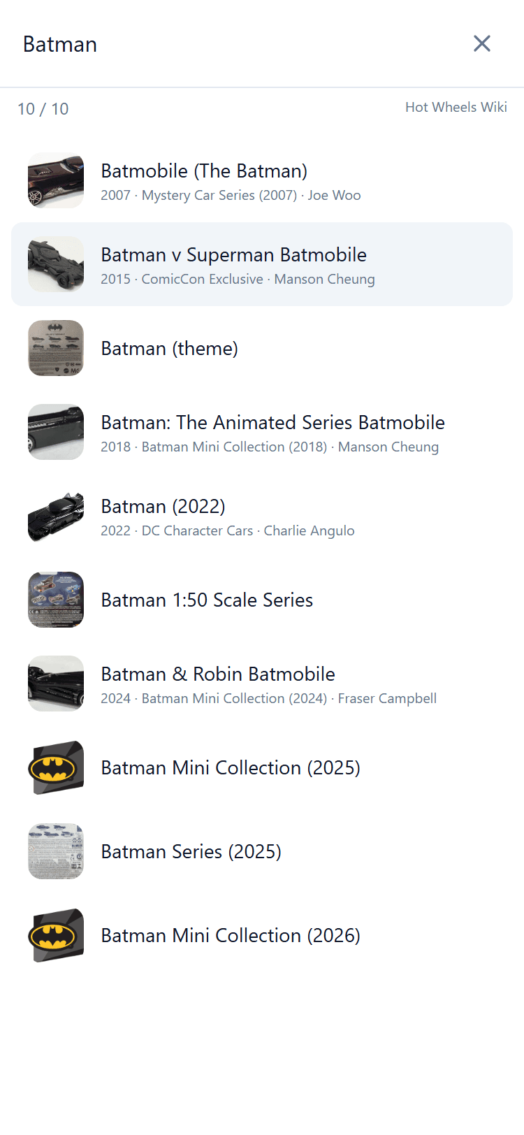 Autocomplete suggestions