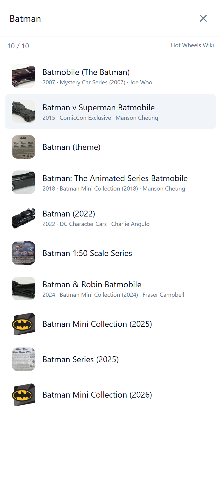 Autocomplete suggestions